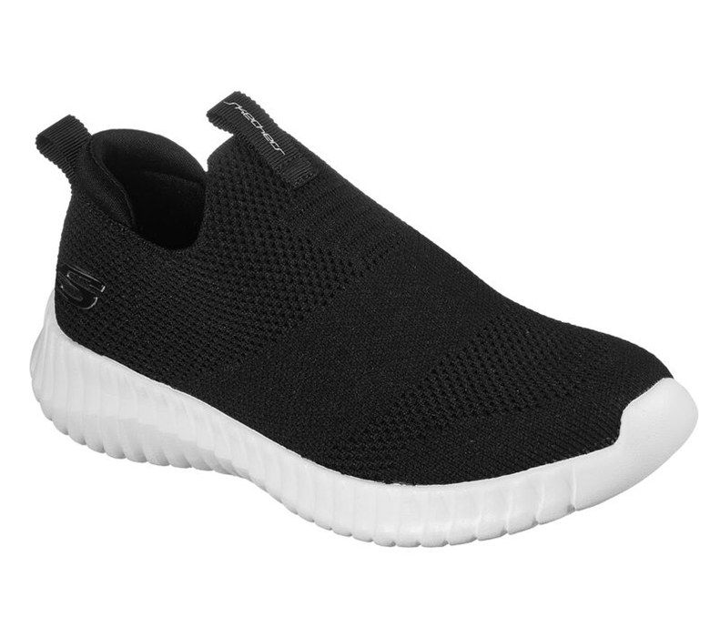 Skechers Pojkar Svarta Slip On - Elite Flex - Wasick - Sverige (YBQIV-2317)